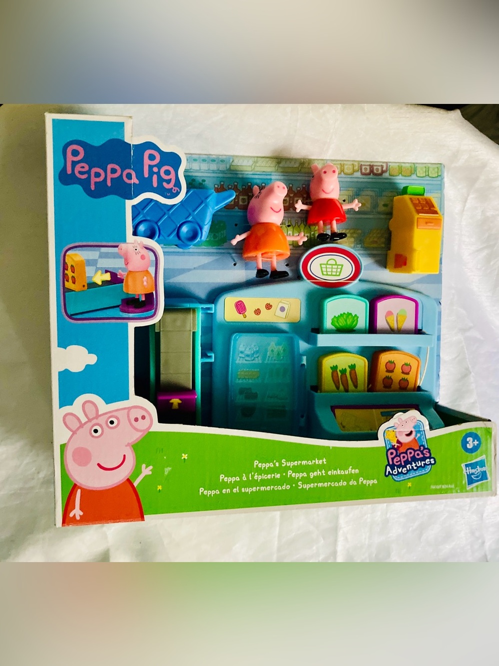 Peppa Pig Peppa’s Adventures Peppa’s Supermarket Playset Preschool Toy NEW!